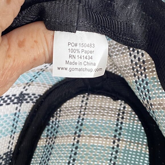 Tampa Bay Rays MLB Blue Plaid Fedora Hat Souvenir With Embroidered Star Logo - Picture 7 of 8